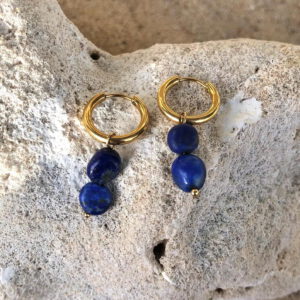 Boucles lapis Lazuli - sagesse sacrée