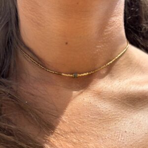 Collier minimaliste  - Labradorite
