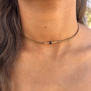Collier minimaliste  - Lapis Lazuli